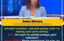 Anna Bryłka zaorała Kołodziejczaka: Zdradził pan rolników i oszukał polską wieś!