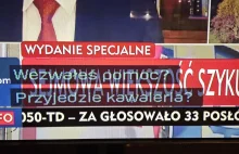 Wpadka TVP. Zamiast filmu pojawił się Kaczyński, napisy zostały. "Przyjedzie kaw