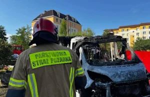 Dwoje młodych rodziców spłonęło w kamperze w Ełku