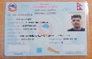 Policjanci zatrzymali Nepalczyka urodzonego w 2059