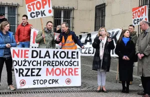 Samorządowcy protestują przeciwko kolei do CPK. „Przetną nam miasto na pół"