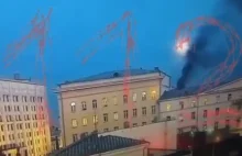 Pożar w budynku ministerstwa obrony Rosji