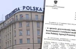 Jest projekt uchwały autorstwa nowej większości ws. mediów publicznych