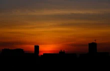 Katowice Zachód Słońca Sobota 12/04/2025 Fot. Piotr Witowski Urokliwy Śląsk