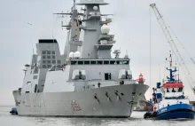 Włoski niszczyciel rakietowy zacumował w Polsce. Będzie bronił wybrzeża Bałtyku