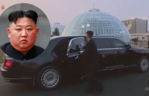 Kim Dzong Un w luksusowej limuzynie. To prezent od Władimira Putina