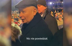 Kaczyński w trzech słowach skomentował wystąpienie Bidena.