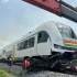 Zniszczony pociąg polskiej produkcji pierwszego dnia testów w Afryce.