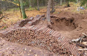 Saperzy znaleźli w lesie 2300 pocisków artyleryjskich