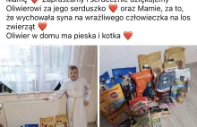 Zamiast słodyczy na I Komunie poprosił gości o przyniesienie karmy dla zwierząt