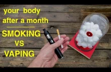 SMOKING VS VAPING. Mocne.