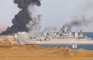 Panika na Krymie. Rosja ewakuuje swoje największe okręty