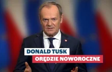 Noworoczne orędzie premiera Tuska w TVP 1