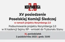 Podsumowanie projektu Norymberga 2.0 w IX kadencji Sejmu RP - wnioski do Trybuna