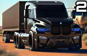 Ciężarówka BMW - nowa grafika. "Duży grill pasuje idealnie"