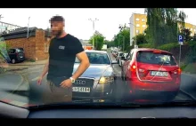 Szeryf w Audi zablokował drogę, bo pomyliły mu się znaki...