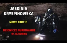 Dziewicze nurkowanie w jeziorku | Jaskinia Kryspinowska | Z cyklu HISTORIE PBJ |