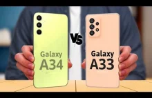 Samsung Galaxy A34 vs Samsung Galaxy A33