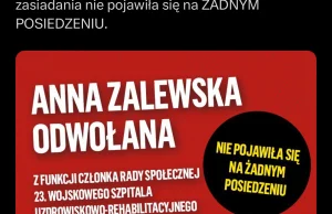 Platforma Obywatelska opublikowała grafikę ze sprostowaniem o Annie Zalewskiej