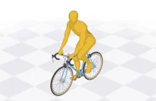 Mega wyczerpujący artykuł o fizyce roweru z animacjami.