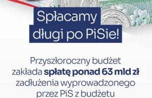 PlatformaObywatelska on X: "Spłacamy długi zaciągnięte przez PiS #Budżet2025 to