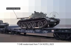 Ruscy sięgają głebiej do magazynów, T-54 i T-55 jadą na front.