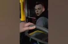 Pijany patus zaatakował i pobił kobietę w autobusie