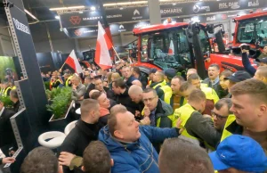 Rolnicy protestują na targach. Wygwizdali ministra Kowalczyka