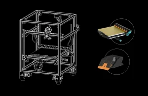 Drukarka 3D oparta na technologii Voron automatyzuje usuwanie wydruków i działa