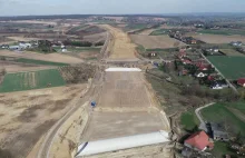Trwa budowa drogi ekspresowej S7 na odcinku Widoma - Kraków Nowa Huta - Kraków