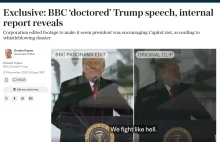 BBC zmanipulowało przemówienie Trumpa w kwestii zamieszek na kapitolu.
