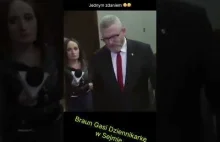 Grzegorz Braun niszczy dziennikarkę TVP jednym zdaniem