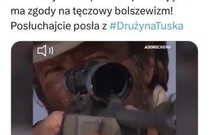Skandaliczny spot Suwerennej Polski. Chuck Norris celuje do posła Sterczewskiego