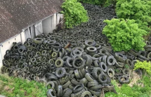 Tysiące starych opon w gospodarstwie. Kara może być ogromna!