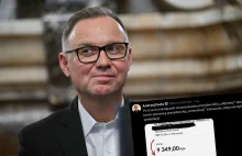 Prezydent Andrzej Duda pochwalił się, jaką dostaje "emeryturę"