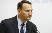 Sikorski się wkurzył. "Atmosfera spotkania z prezydentem Ukrainy była lodowata"