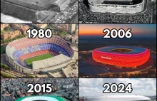 Historia ewolucji stadionów piłkarskich