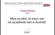 Cezary Pazura nominowany do Biologicznej Bzdury Roku 2024