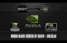 Nvidia 2007-2010 BLACK SCREEN OF DEATH - Solucja