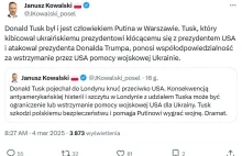 Pisowski fikołek: Tusk współwinny wstrzymaniu pomocy wojskowej dla Ukrainy xD