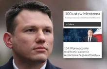 Mentzen i sto ustaw. A w nich: rozwód za zgodą biskupa i 10 lat za aborcję