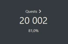 Zrobiłem 20 002 różnych questów w grze World of Warcraft.