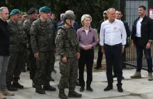 Ursula von der Leyen na polskiej granicy: 800 mld euro w ramach planu obronnego