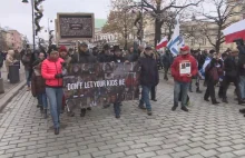 Warszawa. Proizraelski marsz idzie ulicami miasta - Polsat News