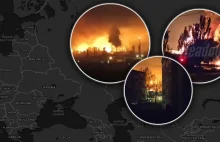 Wybuchowa noc w rosyjskich regionach. Ukraińcy zaatakowali magazyny broni i infr