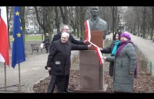 Odsłonięcie pomnika pierwszego prezydenta Warszawy w Parku Mirowskim w Warszawie