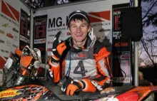 Tadeusz Błażusiak miał koszmarny wypadek. Rozłożono stalową linkę na zakręcie