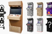 Polska maszyna Arcade z kartonu od wykopowicza