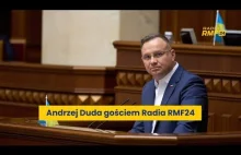 Andrzej Duda w Radiu RMF24 ujawnia kulisy wizyty Joe Bidena w Kijowie