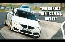 Robert Kubica w BMW M4 na na Nurburgringu